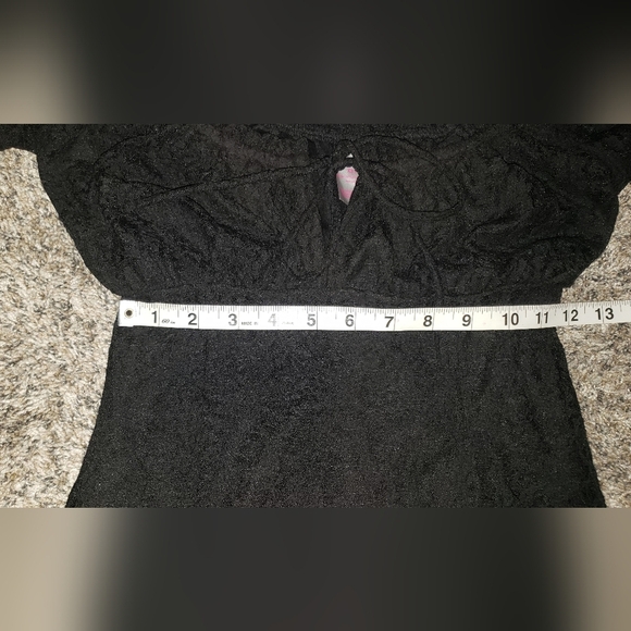 No Boundaries| Lace High-Low Off The Shoulder Peasant Summer Dress - Picture 4 of 6